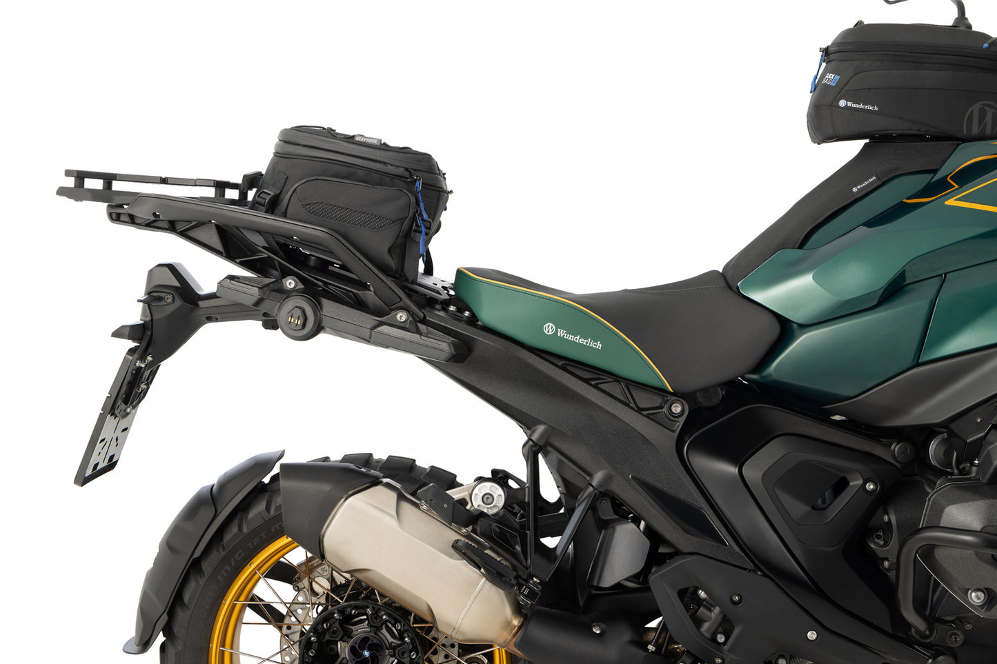 Wunderlich AKTIVKOMFORT rider seat - with seat heating Smart Plug & Play R 1300 GS - standard - green gold