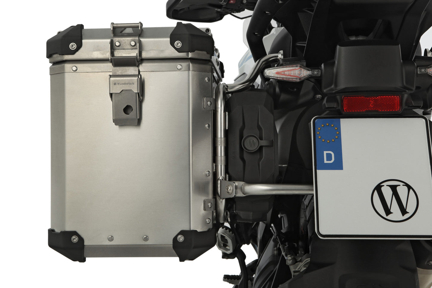 Wunderlich Toolbox with lock suitable for Wunderlich luggage rack R 1300 GS - incl. two keys - black