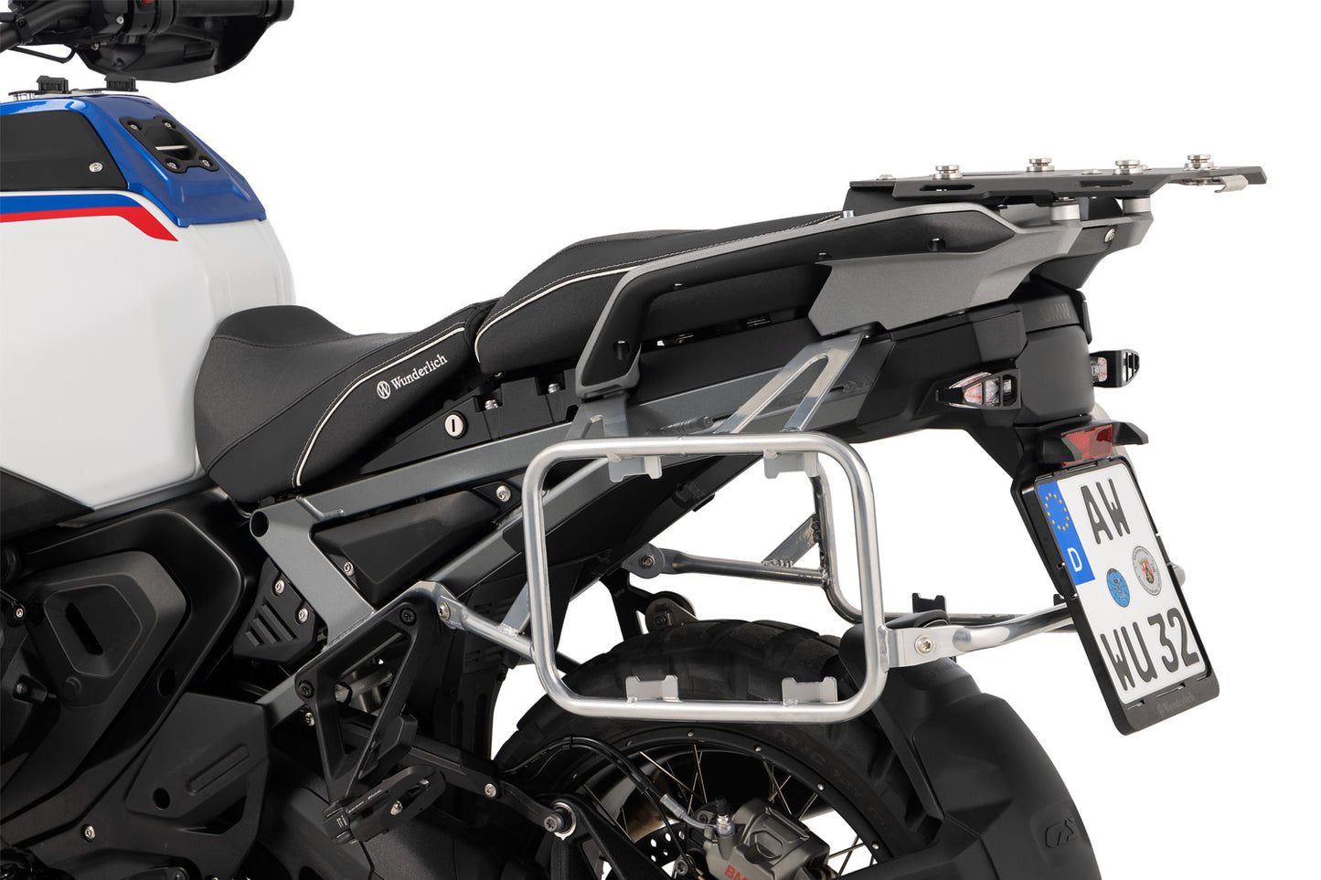 Wunderlich uniRack case carrier for the R 1300 GS Adventure - stainless steel