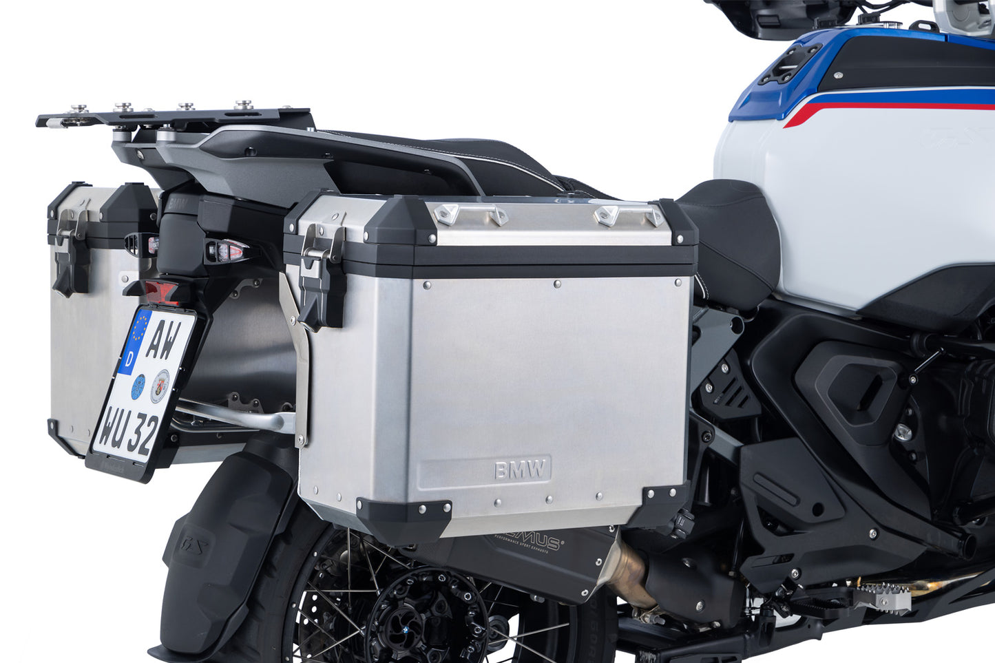 Wunderlich uniRack case carrier for the R 1300 GS Adventure - stainless steel