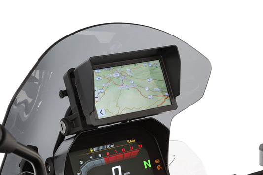 Wunderlich Sun Visor for the Garmin Zumo XT2 - black