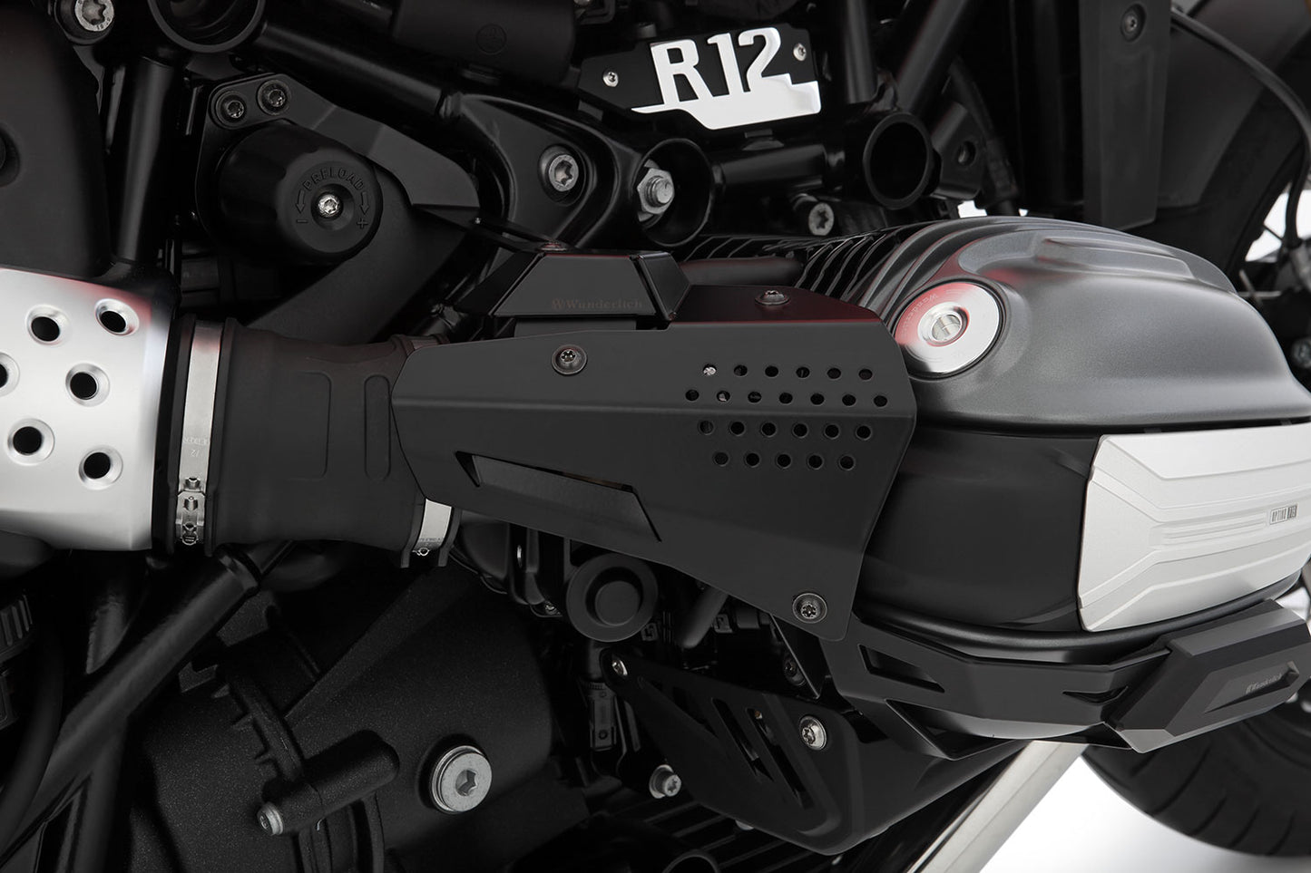 Wunderlich fuel injection system cover R 12 nineT - black