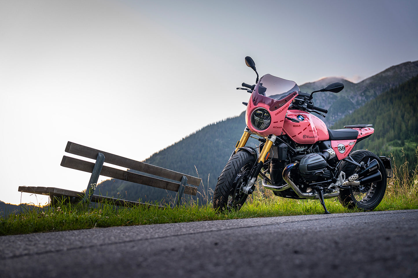 Wunderlich Cockpit fairing DAYTONA R 12 (nineT) - Blackstorm Metallic