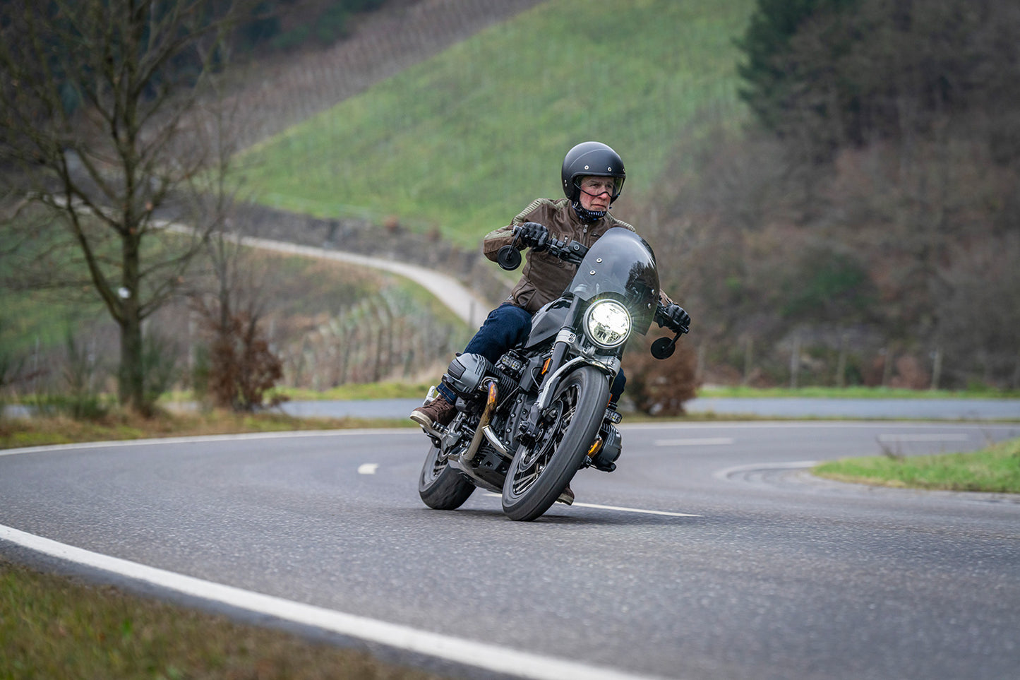 Wunderlich touring windshield 70th-ROADSTER R 12 (nineT) - smoked grey