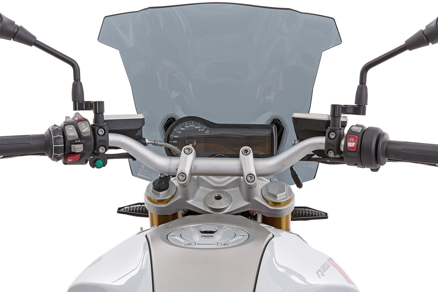 Wunderlich Handlebar riser ERGO+ silver