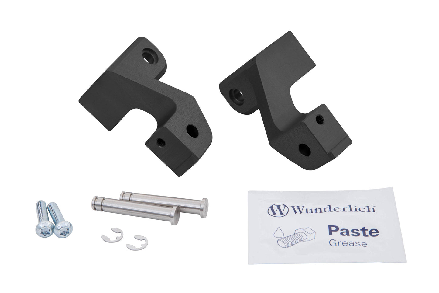 Wunderlich passenger footrest lowering kit - black