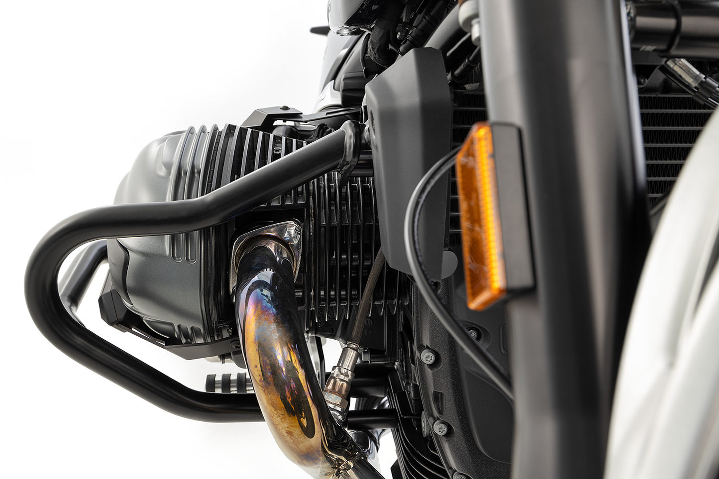 Wunderlich widening set for R 12 + nineT engine protection bar - black