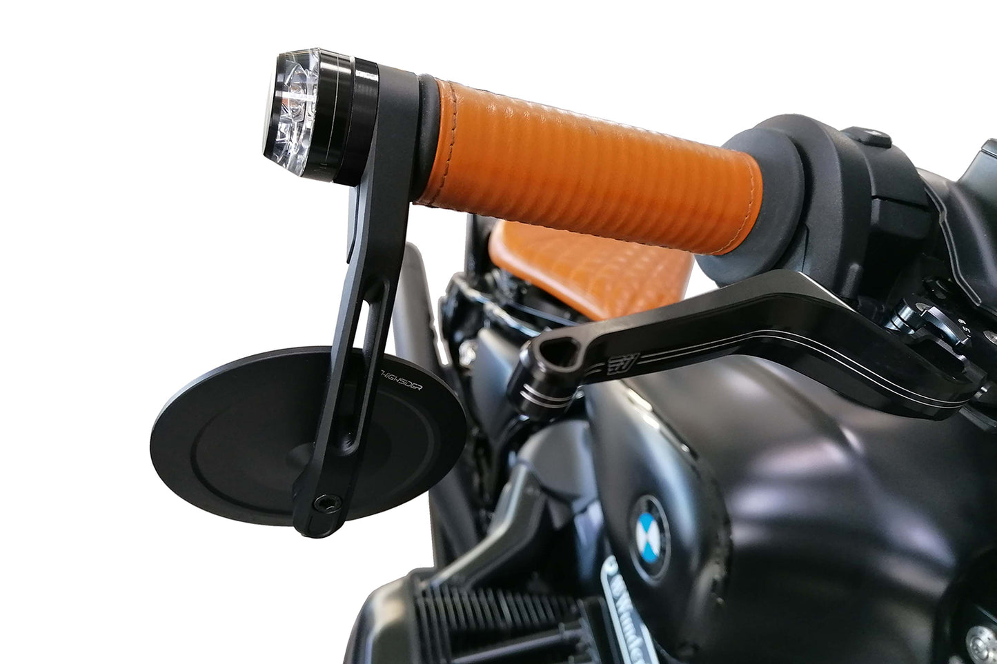 Adapter for handlebar end mirror and mo.Blaze Disk indicator - Set - black