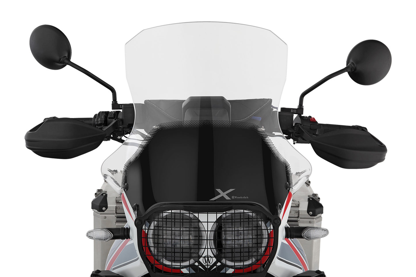 Wunderlich MARATHON windshield DesertX (Rally) - For models with original enduro handguards